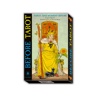 Box of 'Before Tarot' with a tarot card design on a white background