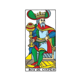 A card from the CBD Tarot de Marseille Deck