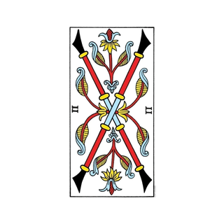 A card from the CBD Tarot de Marseille Deck