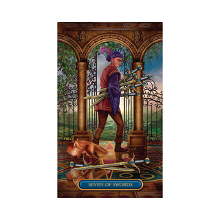 A card from the Easy Tarot Kit