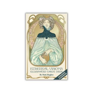 Cover of 'Ethereal Visions Illuminated Tarot Deck' by Matt Hughes on a white background