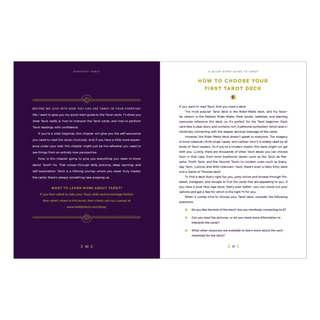 Everyday Tarot book pages