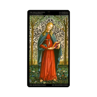 Card from Golden Botticelli Tarot Deck