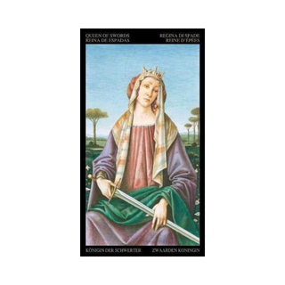 Card from Golden Botticelli Tarot Deck