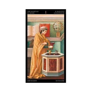 Card from Golden Botticelli Tarot Deck