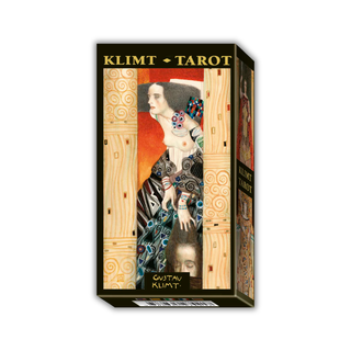 Klimt Tarot card box with artistic design and 'Klimt Tarot' text