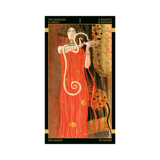 Card from Golden Tarot of Klimt Deck