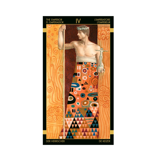 Card from Golden Tarot of Klimt Deck