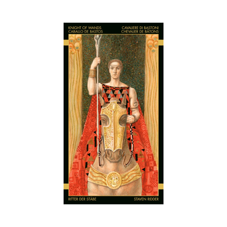 Card from Golden Tarot of Klimt Deck