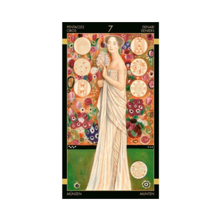 Card from Golden Tarot of Klimt Deck