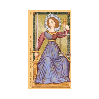 Card from Golden Tarot of the Renaissance Deck