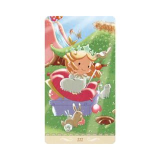 Card from the Happy Tarot Deck