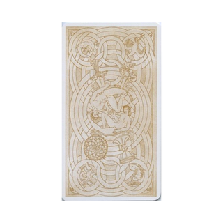 Back of the Renaissance Tarot card with brown background