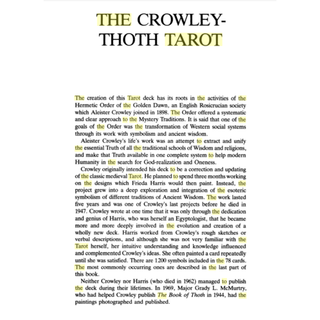 Page from Tarot: Mirror of the Soul Book