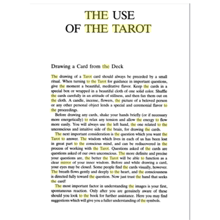 Page from Tarot: Mirror of the Soul Book