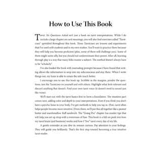 Page from Tarot: No Questions Asked