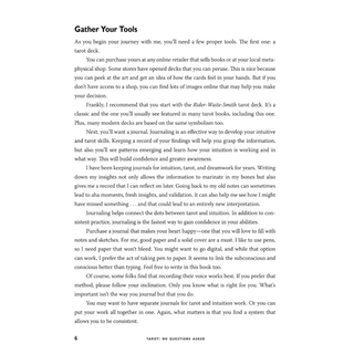 Page from Tarot: No Questions Asked