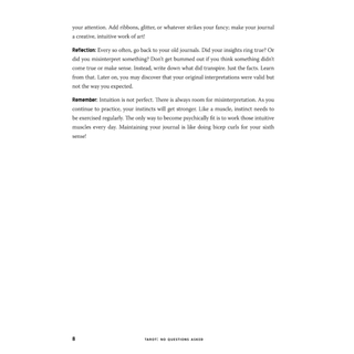 Page from Tarot: No Questions Asked