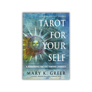 Book cover of 'Tarot for Your Self' by Mary K. Greer with a colorful tarot card design on a white background.