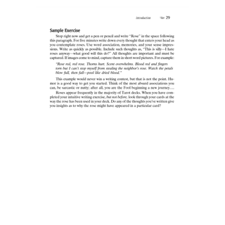 Page from Tarot for Yourself Workbook