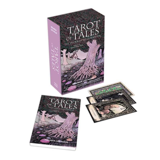 Tarot of Tales card set with packaging on a white background