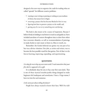 Page from The Creative Tarot