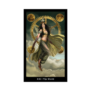 Card from the Steampunk Tarot Deck