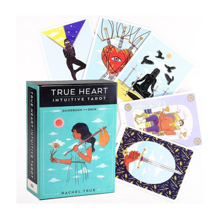 True Heart Intuitive Tarot set with cards and box on a white background