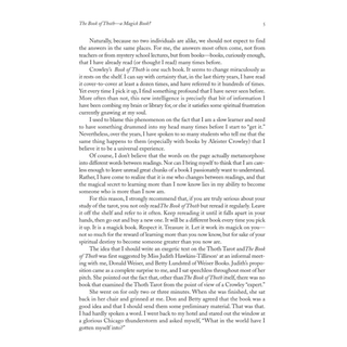 Page from Understanding Aleister Crowley's Thoth Tarot